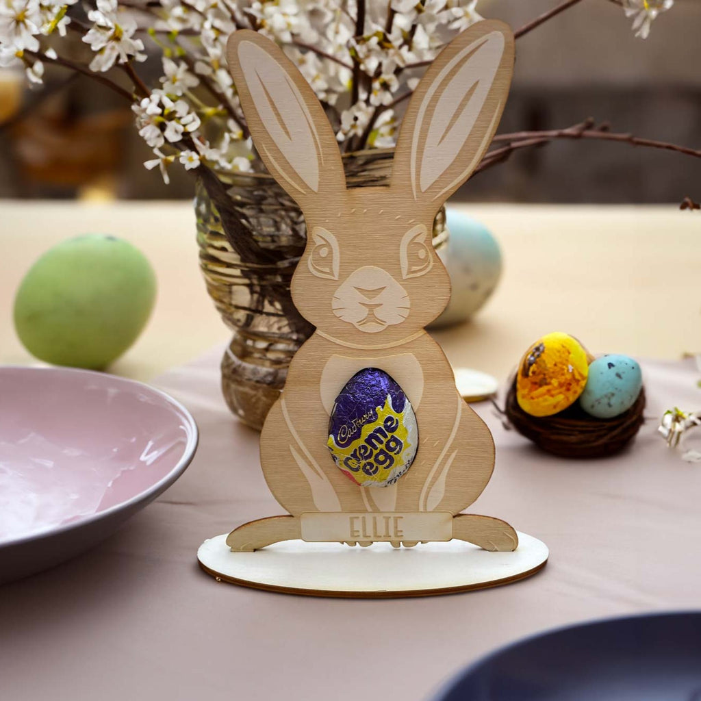 Personalised Easter Bunny Egg Holder