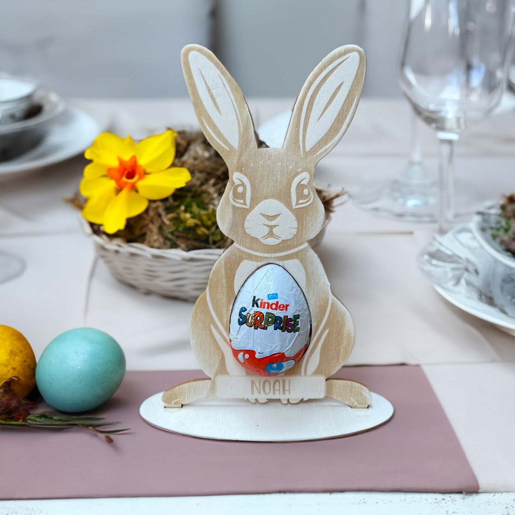 Personalised Easter Bunny Egg Holder