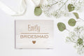 Personalised Bridal Party Keepsake Wooden Box