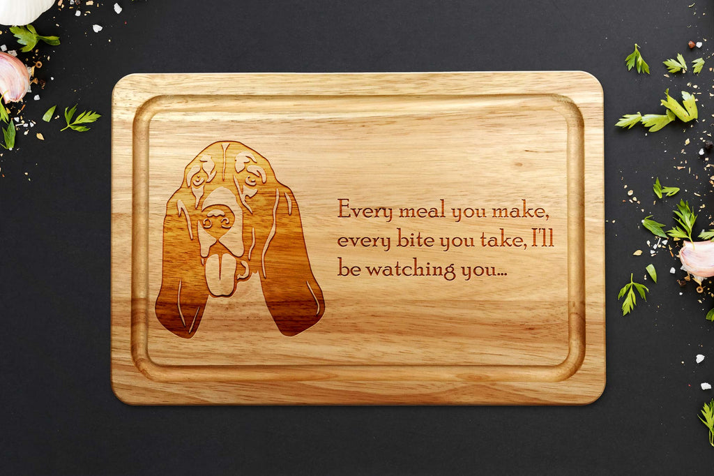 Basset Hound Chopping Board