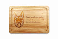 Belgian Malinois Chopping Board