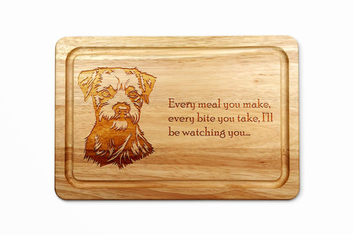 Border Terrier Chopping Board