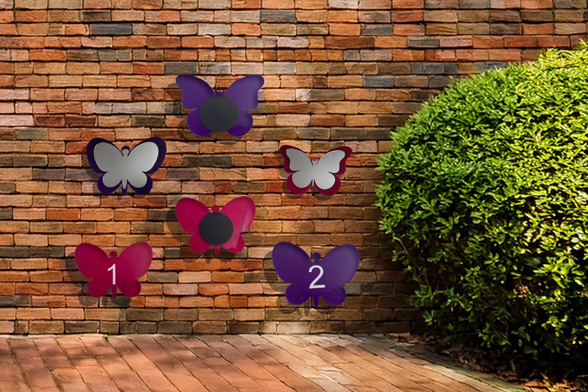 Outdoor Sensory Butterfly Decor