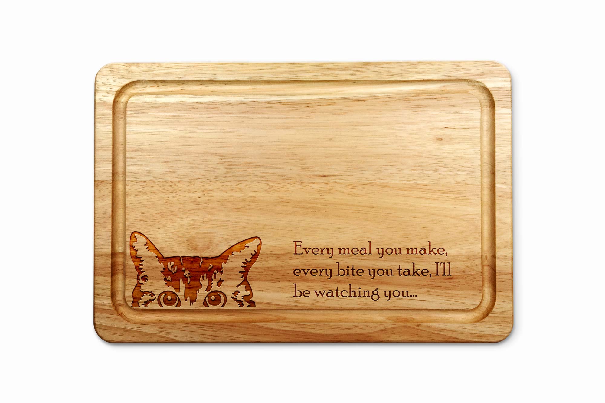 Cat Chopping Board