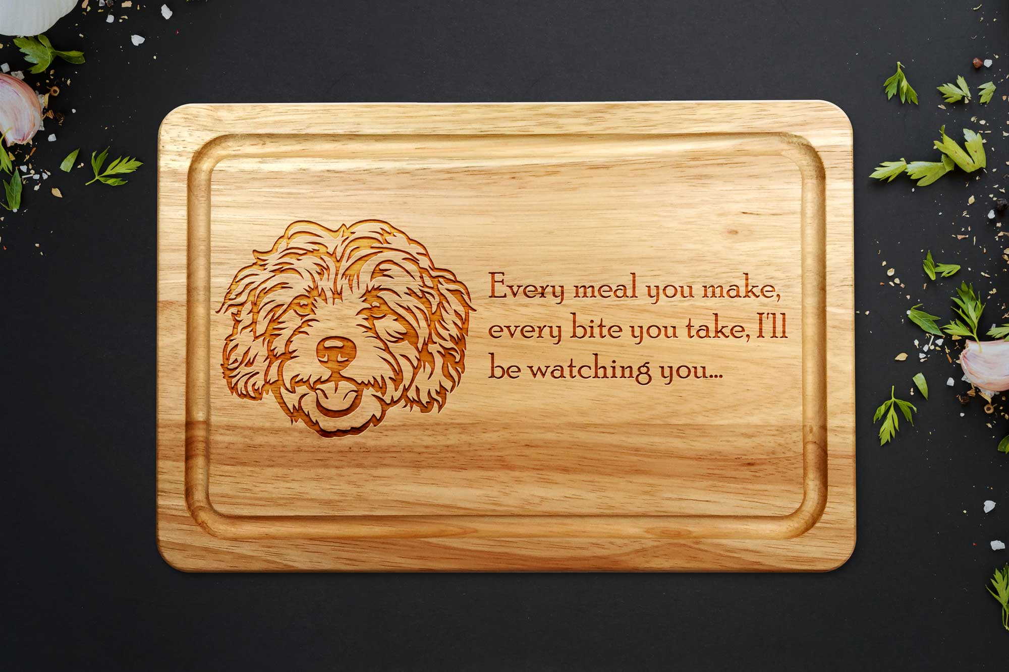 Cavapoo Chopping Board