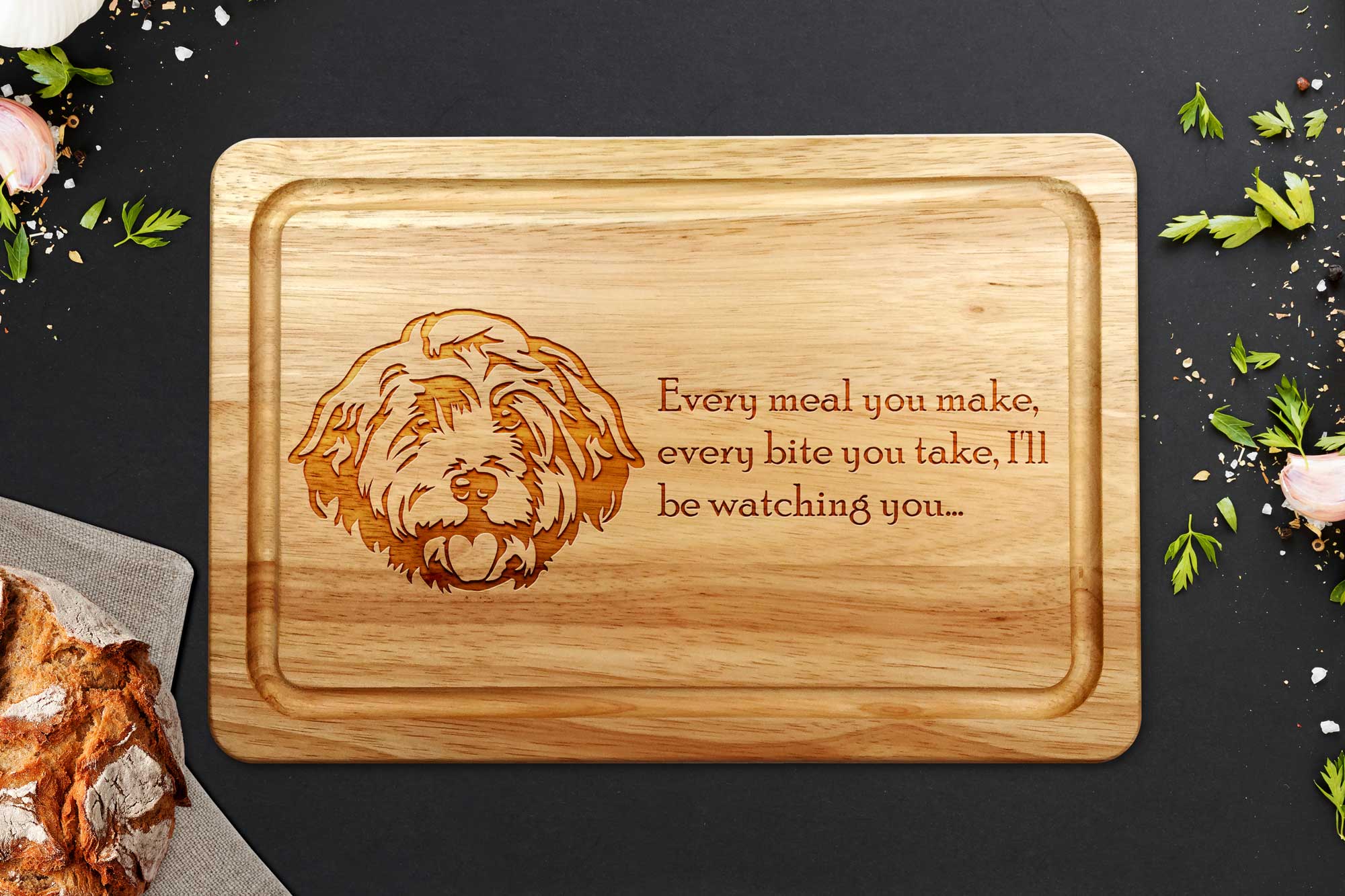 Cockapoo Chopping Board