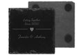Personalised Valentines Slate Placemat and Coaster set