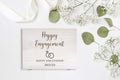 Personalised Engagement Keepsake Wooden Box
