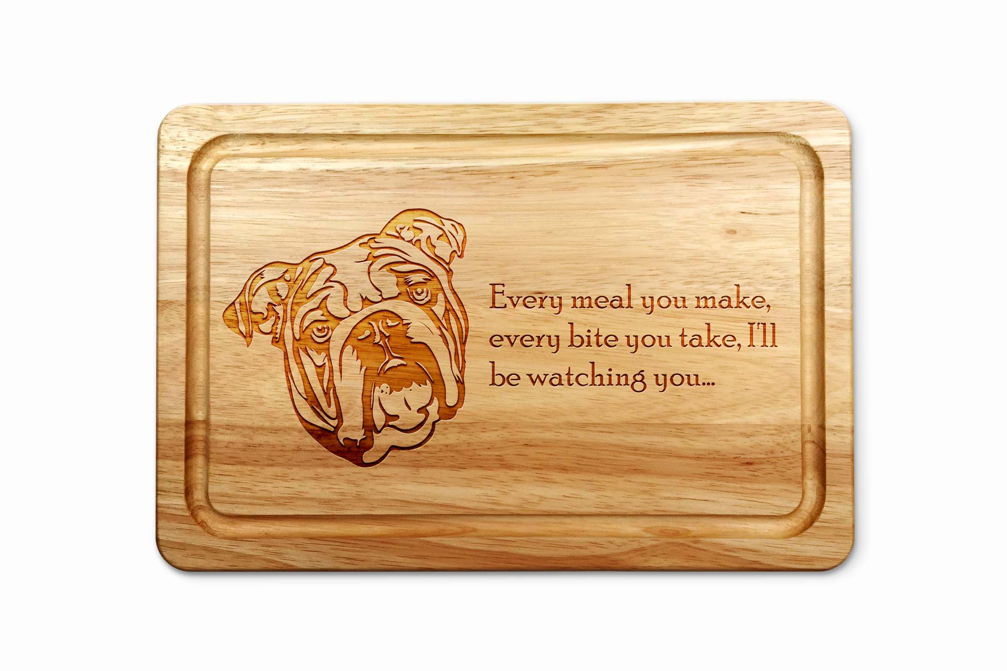English Bulldog Chopping Board