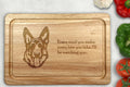 German Shepherd Chopping Board