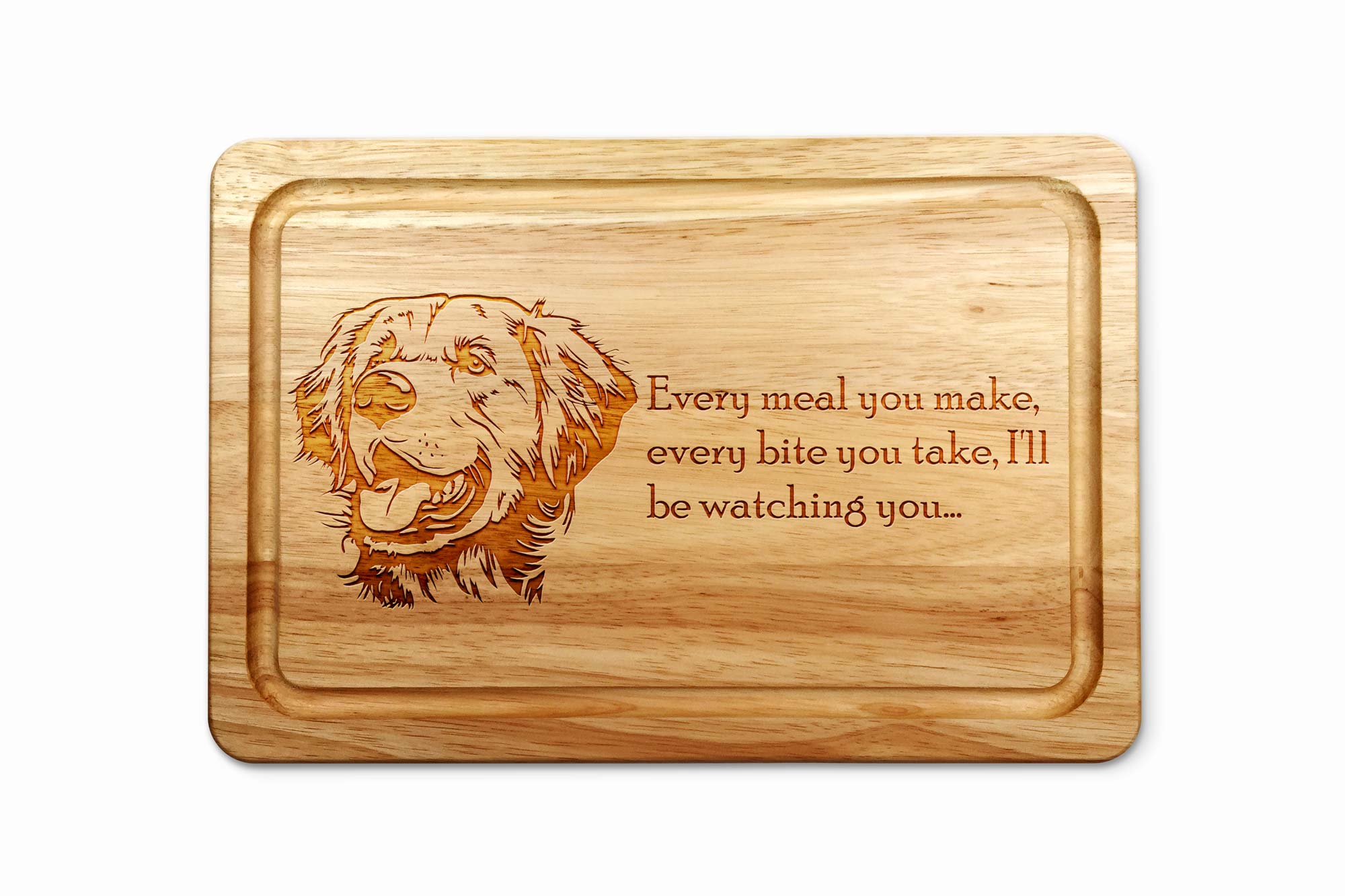 Golden Retriever Chopping Board