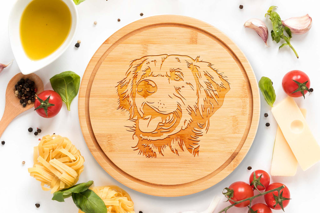 Golden Retriever Chopping Board