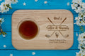 Personalised Tea & Biscuit  Board, Fathers Day