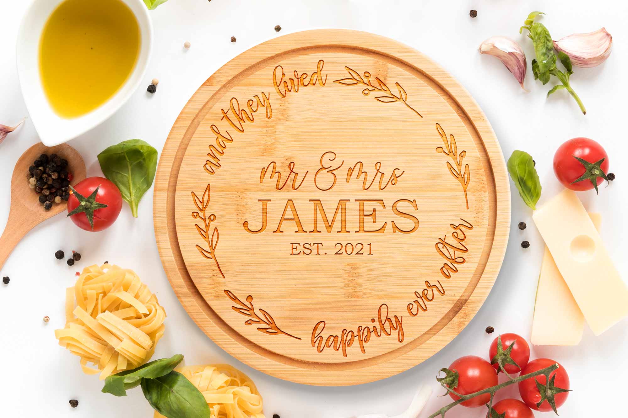 Personalised Wedding Happily Ever After Board