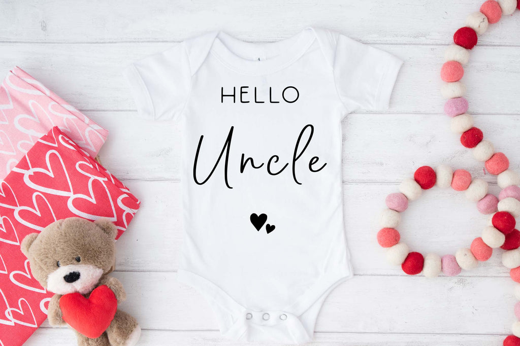 Hello Uncle Baby Vest