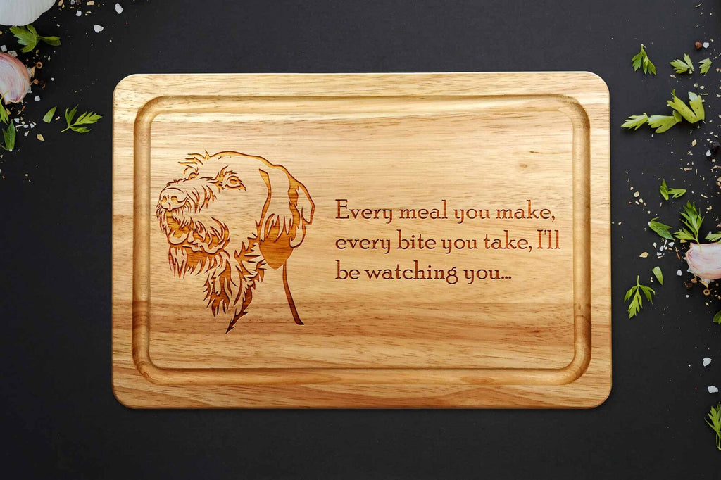 Hungarian Wirehaired Vizsla Chopping Board