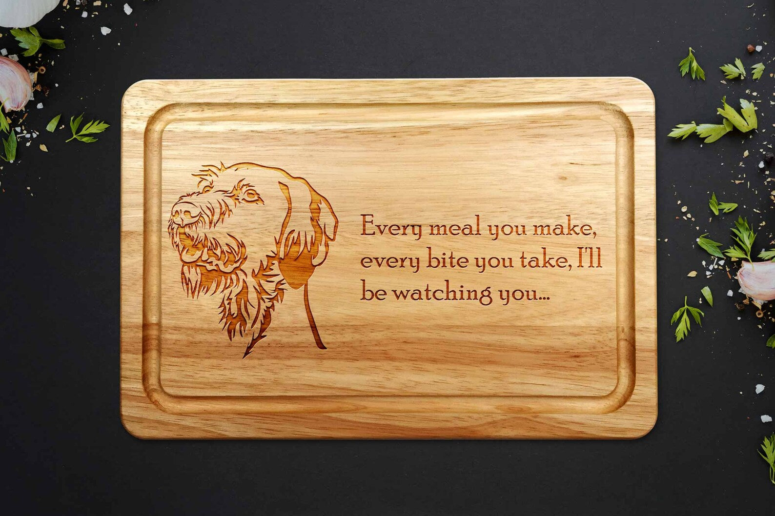 Hungarian Wirehaired Vizsla Chopping Board