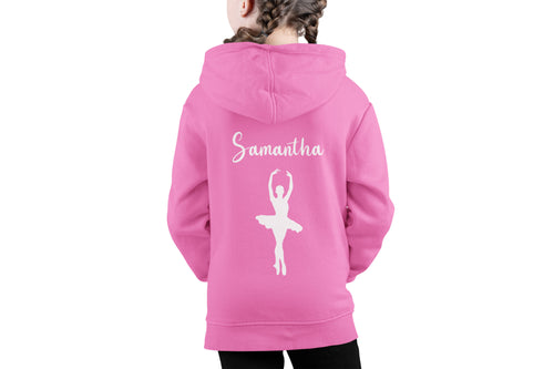 Children's Personalised Ballerina Hoodie