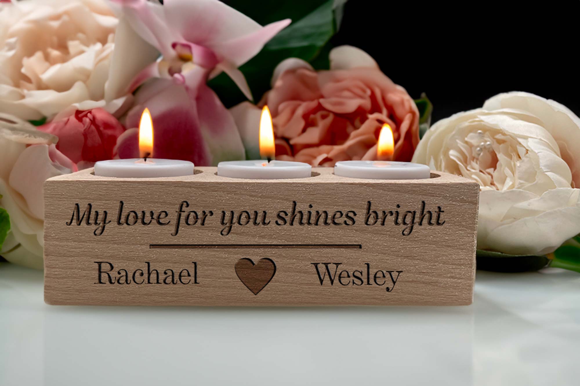 Personalised Tealight Holder