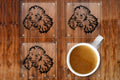 Miniature Poodle Glass Coaster Set
