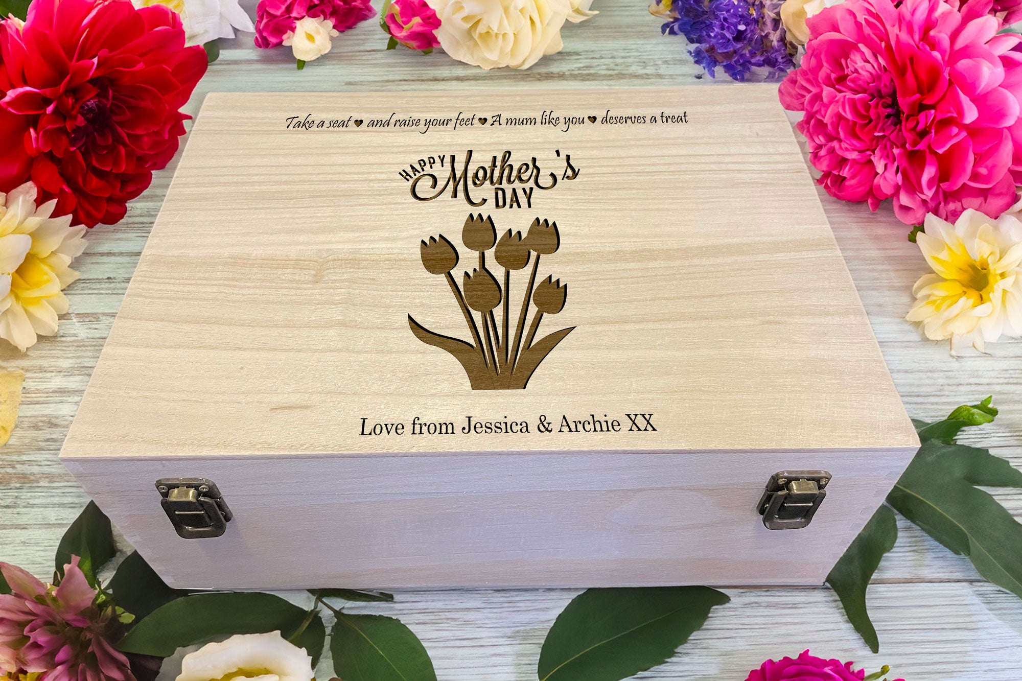 Personalised Mothers Day Keepsake Box