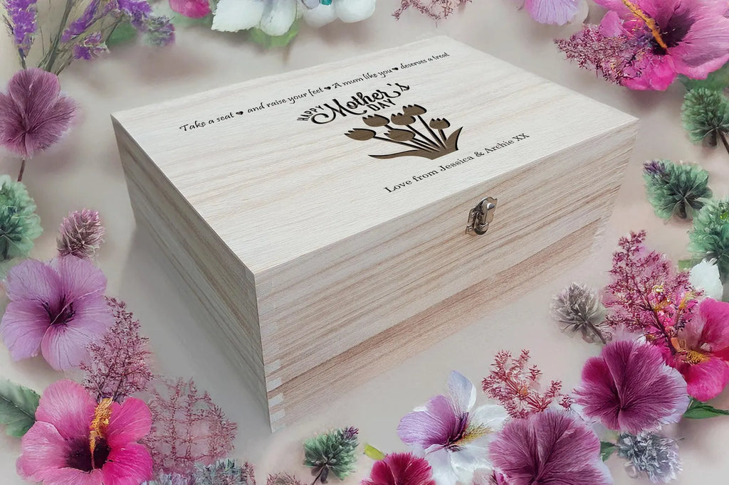Personalised Mothers Day Keepsake Box