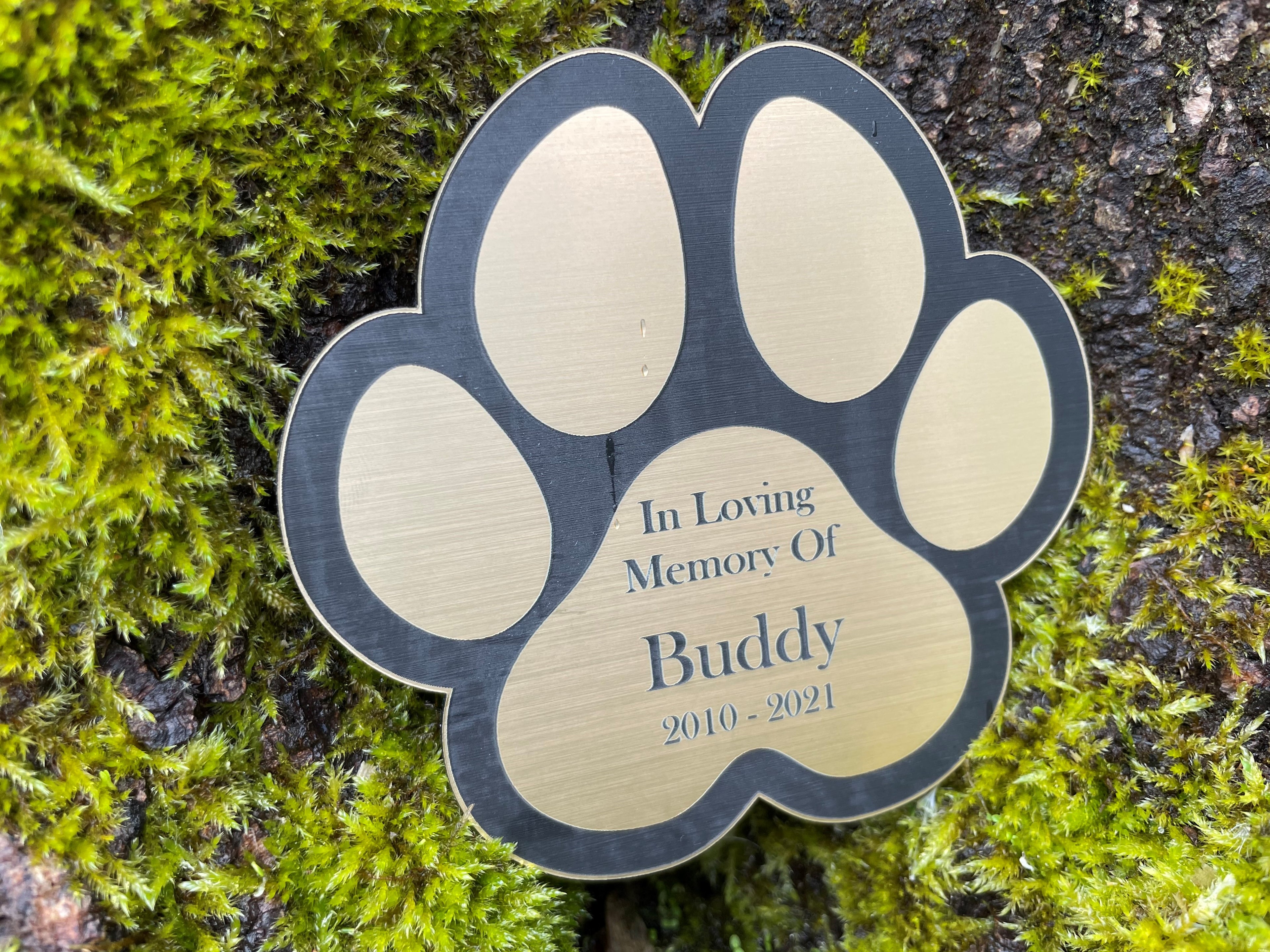Pet Memorial Plaque