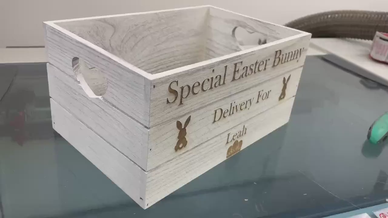 Personalised Easter Egg Hunt Crate
