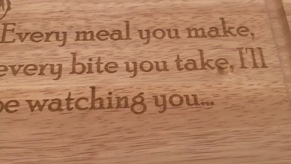 Miniature Schnauzer Wooden Chopping Board
