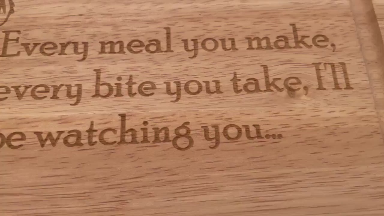 Miniature Schnauzer Wooden Chopping Board