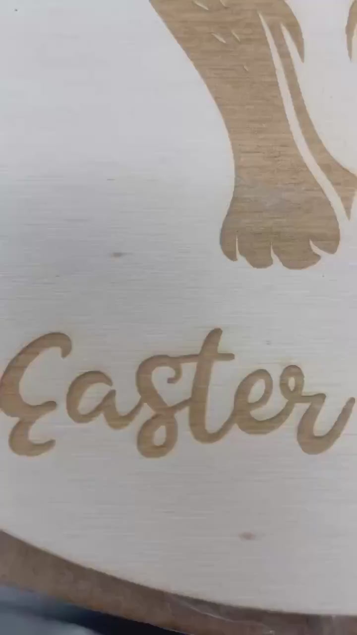 Personalised Easter Footprint Keepsake