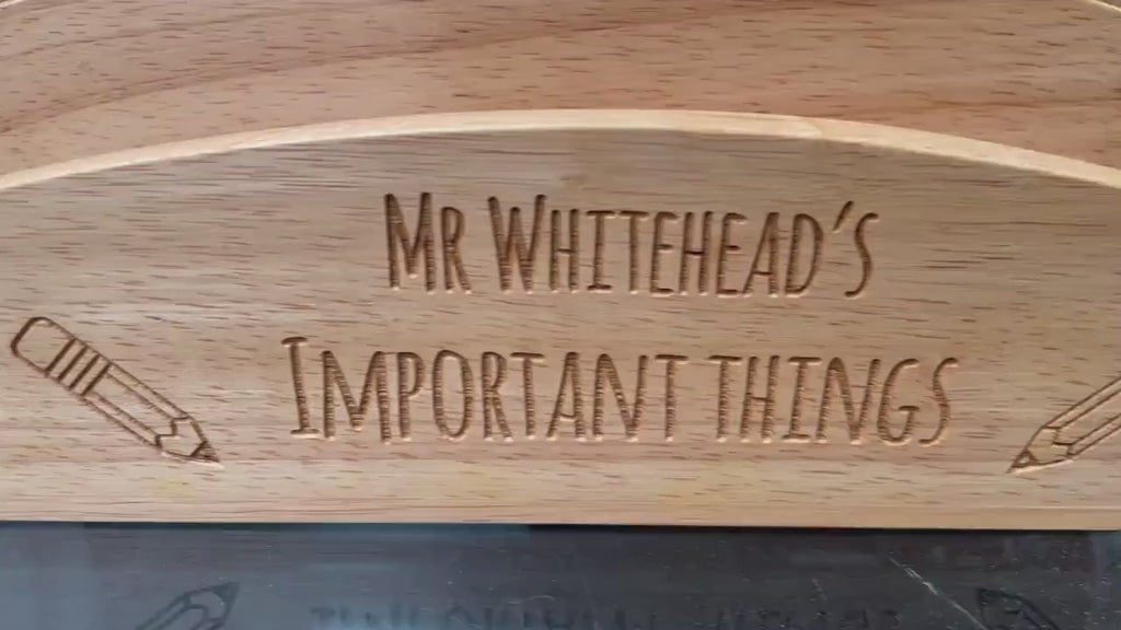 Personalised Desk Organiser