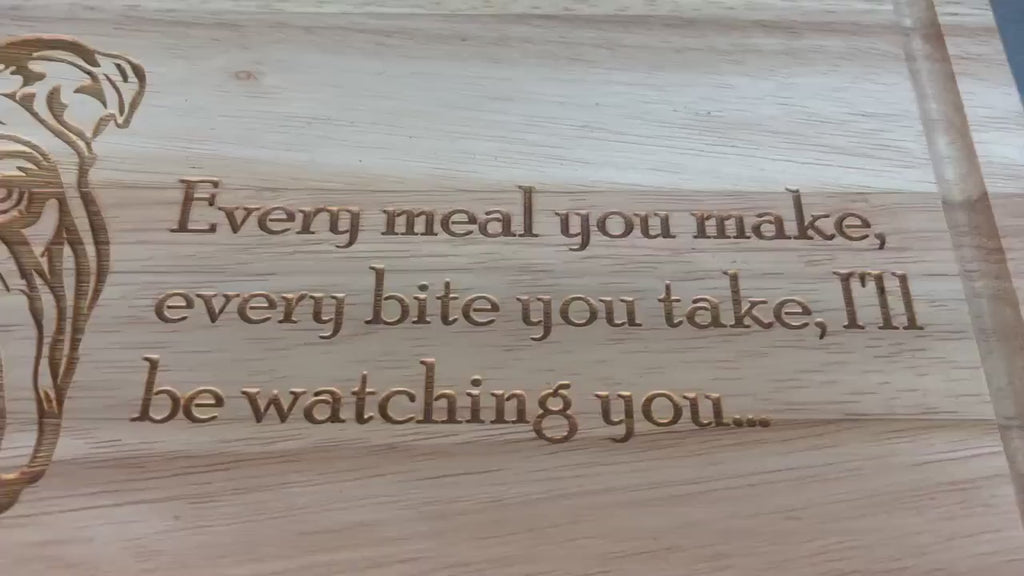 English Bulldog Chopping Board