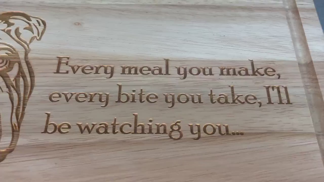 English Bulldog Chopping Board