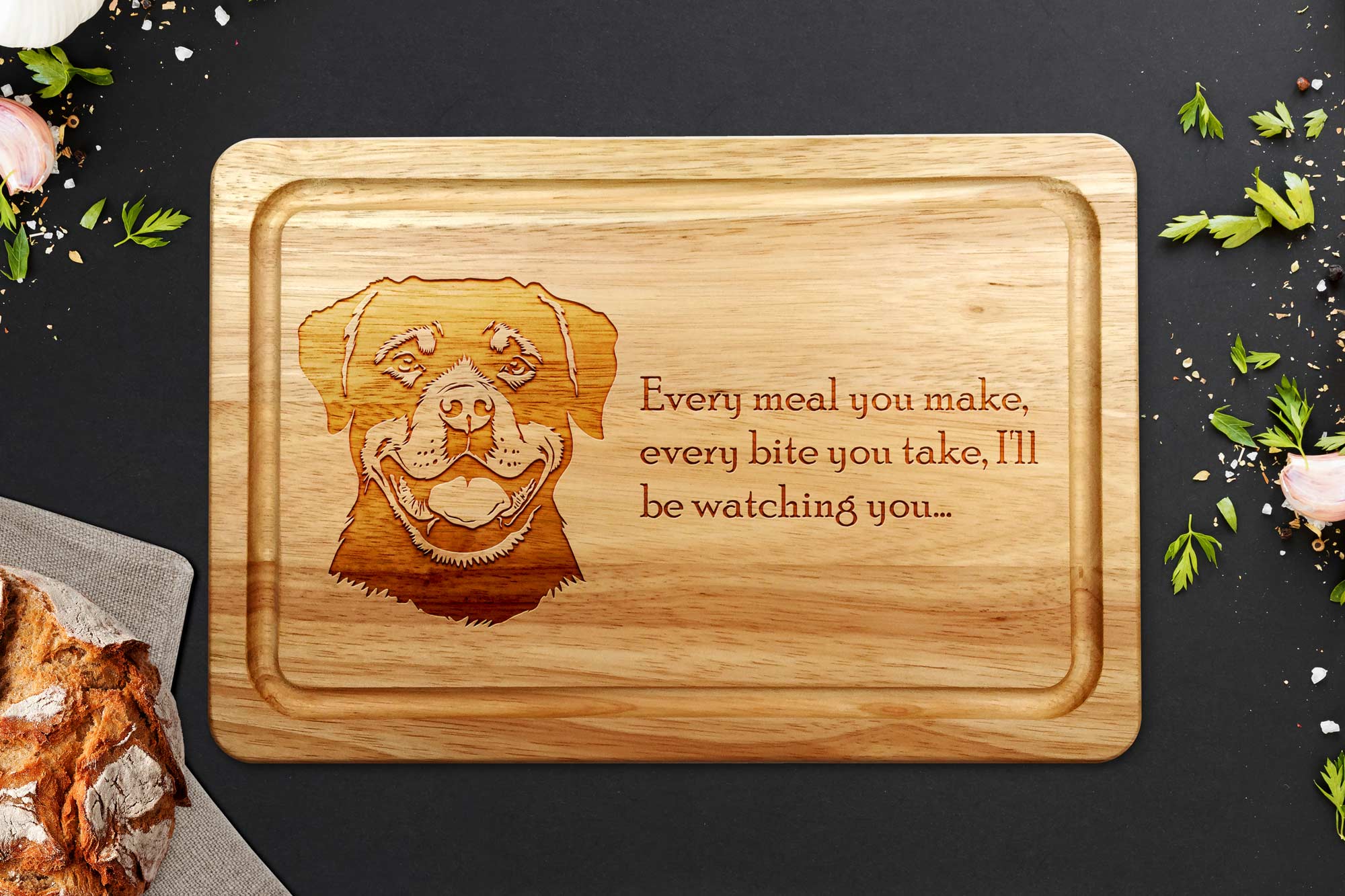 Rottweiler Chopping Board
