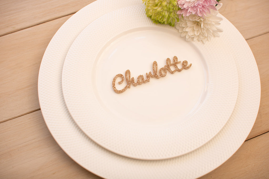 Acrylic Wedding Place Names