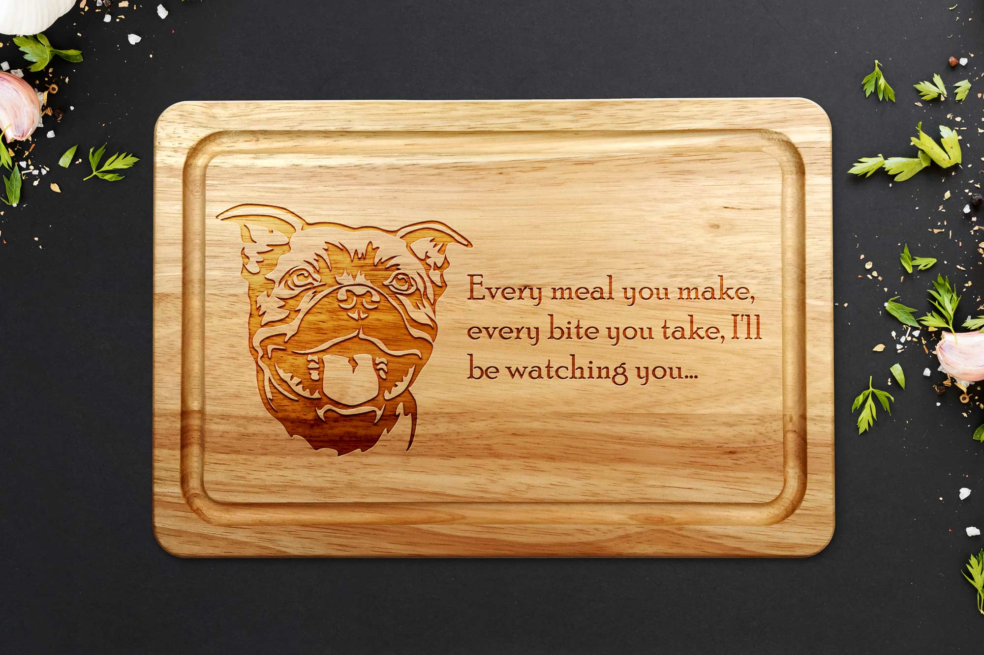 Staffordshire Bull Terrier Chopping Board