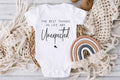 Pregnancy Announcement Baby Vest, Unexpected