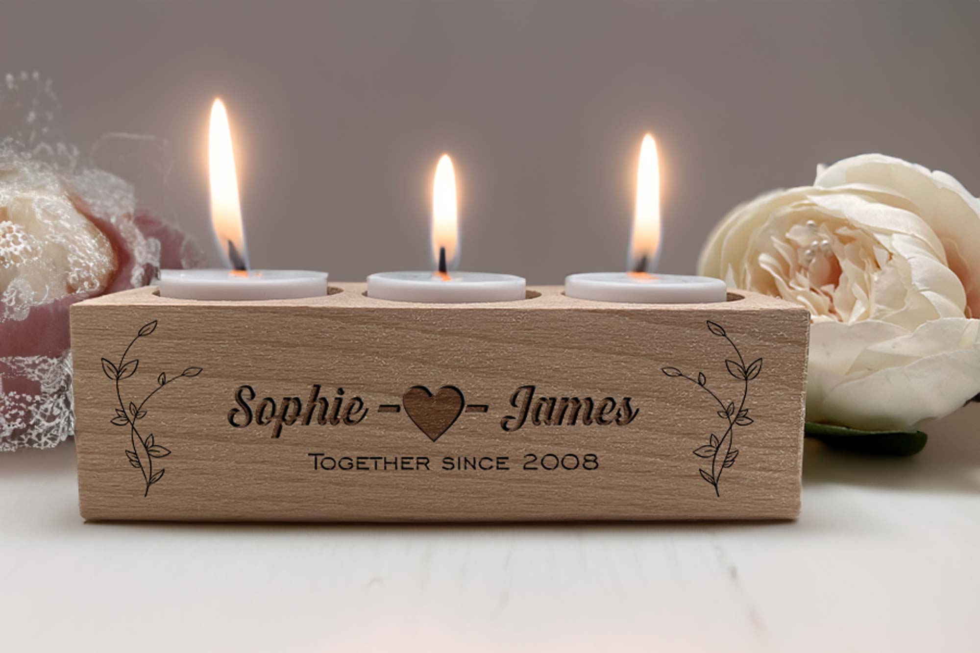 Personalised Tealight Holder