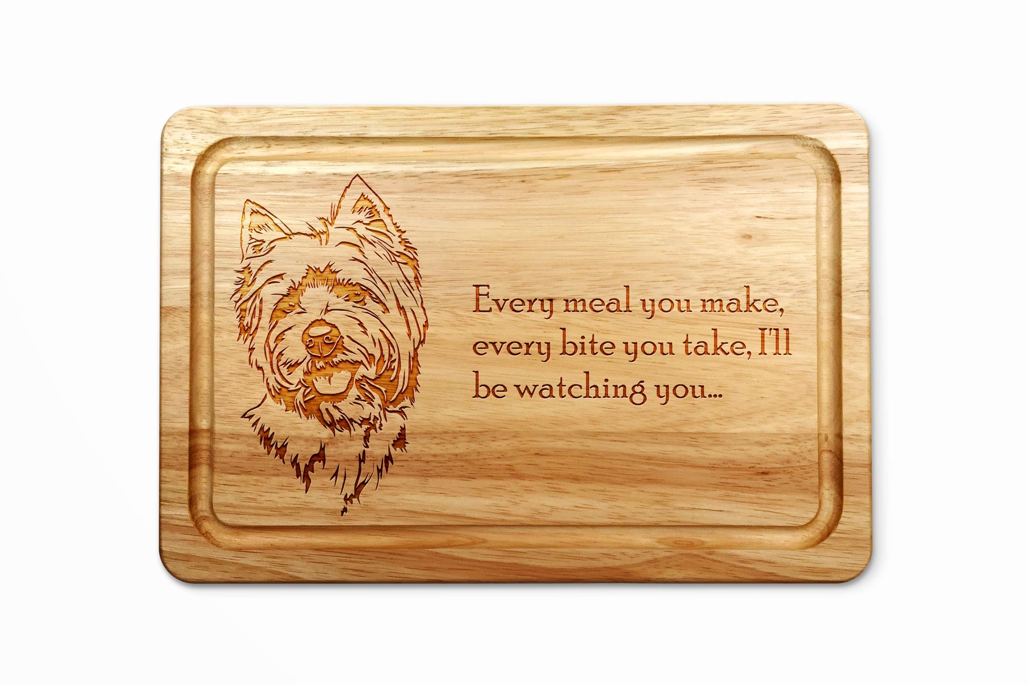 Westie Chopping Board