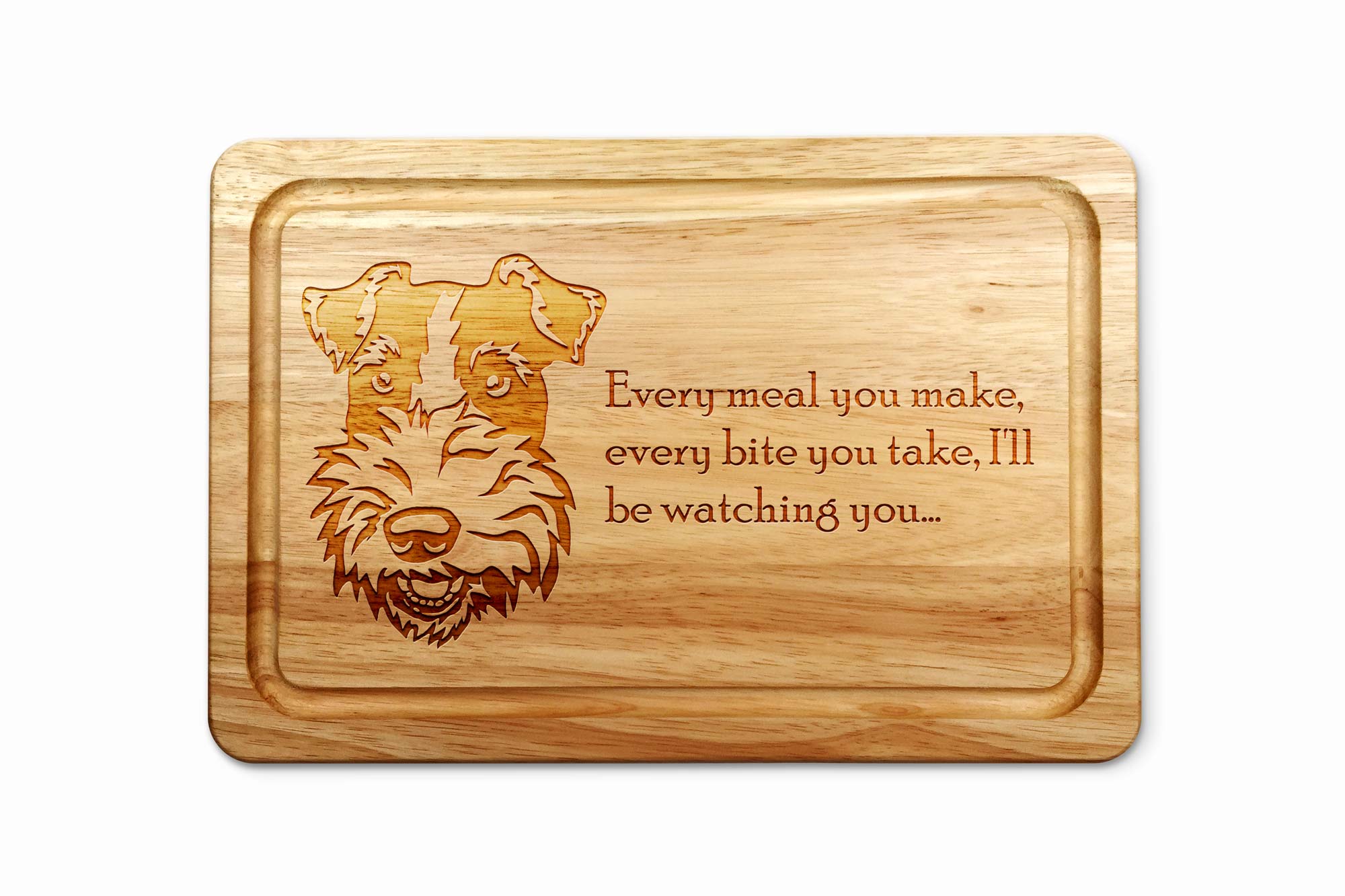 Wire fox Terrier Chopping Board
