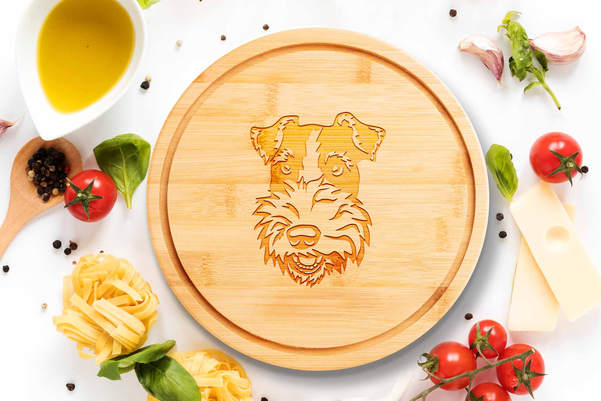 Wire fox Terrier Chopping Board